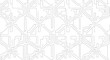 © Alis - Abstract Geometric Pattern, Linear Design, Modern Background, White Outline