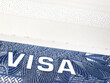 © Karen Vardanian - New entry rules, Trump tariffs, US entry ban, work visas to America, US against immigrants, police ICE, hatred of immigrants. US visa, Visa in passport, fee for US visa airport, customs, checkpoint, i