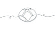 © fusiangkara - Minimalist continuous line drawing of a loaf of bread with a cross shape on top, symbolizing food and baking