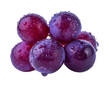 © Png Images - Fresh purple grape cluster isolated PNG, ripe bunch of grapes on transparent background for food and beverage design