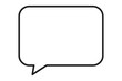 © noura - A black line-drawn speech bubble-shaped frame