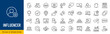 © iiierlok_xolms - Influencer web icons in line style. Content, community, promotion, influencer, social media, ambassador. Vector illustration.
