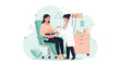 © nanang - Pregnant woman undergoing fetal monitoring with doctor in clinic, healthcare concept