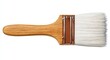 © hutan - A wide, flat-bristled brush with a smooth wooden handle and metal ferrule