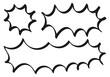 © Gabrieuskal - Bocadillos de texto con bordes puntiagudos estilo cómic