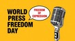 © MstRube - World press freedom day un may 3rd celebrating freedom of expression journalism