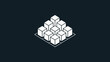 © muse - Minimalist city block icon in isometric projection - for architecture design