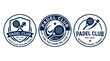 © KURNIA - Distinctive Padel Club Logos: Modern Vector Designs For Teams and Sports Enterprises