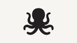 © Abhinaya Project - Black silhouette of an octopus.