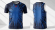 © Salma - Sportswear Design Displaying Blue Burst Pattern with Lightning Bolt Symbol Artwork