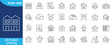 © murad - Housing line editable icon set. Editable stroke. Contain icons related to housing, house, real estate, home, and more.