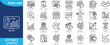 © murad - Market Analysis line editable icon set. Editable stroke. Containing market, growth, sales, trends, market, research, strategy, and more.