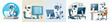 © FirdianKrisna - Vector of robot using computer