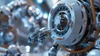 © Sami - Mechanical engineer assembling parts of a robotic system. --ar 16:9 --v 6 Job ID: 074c4777-9eb0-4c8a-b2a2-8968a87f21dc