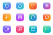 © piximvect - 3D Gradient Business Icons Set – Modern Corporate Vector Collection