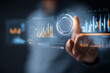 © Zaifa Art Mart - Sales and marketing analysis digital research concept. Analyst analytics data dashboard. Data report management. System integration technology. Tech business software