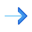 © Sharuzzaman - Forward motion graphic arrow illustration in two shades of blue on black background