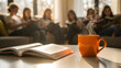 © Fikri Haikal - Cozy Book Club Gathering Mug and Open Book
