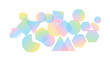 © Icon Uyun - Abstract Geometric Shapes with Soft Pastel Gradient Overlay