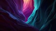© Virendra - Vibrant Abstract Swirls of Light and Color in a Mystical Canyon.