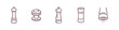 © liubomir118809 - Kitchen Condiments Salt and Pepper Shakers Hand Drawn Icons