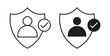 © Rubina - User Privacy icon vector pictogram pack. icon vector template