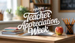 © Flow Loom - Happy Teacher Appreciation Week Classroom Supplies Creative Background