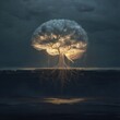 © artbot - Conceptual image of a tree formed by the brain