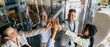© Kostiantyn - Design team rejoices observing campaign results on digital displays