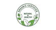 © Watirah_Martodimejo - Organic Certified Natural Healthy Logo.