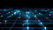© sup - Abstract grid network with transparent background