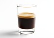 © Yan - A captivating shot showcases the rich, dark essence of espresso in a petite glass, perfect for invigorating mornings, highlighting the beverage's inviting color and frothy crema, and tempting