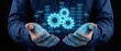 © MDzARTPRO - Innovative technology action digital workspace graphic concept virtual environment futuristic viewpoint enhancing business operations with interactive data visualization
