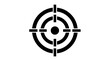 © jongaNU - Black target symbol with concentric circles.