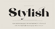 © arim - modern alphabet fonts. technology typography urban font and number uppercase. vector illustration
