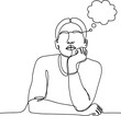 © Sugar - Woman Thinking with Hand on Face 1.
