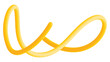 © Absarul - Abstract yellow curved line fluid shape for modern design representing motion and creativity vector illustration