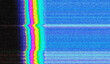 © Александр Розов - Glitch camera effect. Retro VHS background. Old video template. No signal. Static TV noise, bad TV signal.
