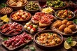© pngking - Selection of authentic Spanish finger foods for appetizers