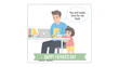 © Abu - Father's Day Sentiment: A heartwarming illustration captures a father balancing work and family, as his child seeks his attention with a tender message, symbolizing love and dedication.