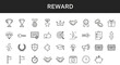 © feni - Collection of achievement award icons.