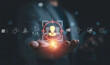© Dilok - Customer focus concept with target audience icon in hand, symbol client centric strategy, user engagement, marketing analytics, customer experience and personalized service for business growth.