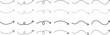 © Sultana Design - Dashed Curved Arrows. Directional pointer and flow symbols. Stippled line and arch arrow design. Curved dash arrow and movement icon