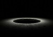 © chaiwat - A dramatic conceptual representation of a deep, endless void or empty space, illustrating the philosophical idea of lack and nothingness, minimal, negative, void