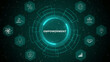 © MotionRoot - Enterprise management dashboard powered by Empowerment analytics interface with secure performance monitoring and advanced digital business strategy 4K animation video