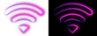 © AnaPaula - Bright internet connection symbol with neon light effect