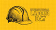 © Tuyul - International Labour Day greeting with construction hard hat sketch