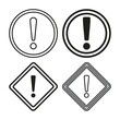 © pixel-area - exclamation, alert, warning, attention, notice, important, emphasis, caution, danger, urgent, signal