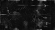 © Sanych - A black grunge film overlay with scratches, dust and retro analog noise, abstract monochrome distress and aged photo texture with moody depth, ultra-realistic, no logos.