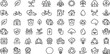© MDRIFAT - Ecology and Sustainable Lifestyle Line Icon Set Featuring Renewable Energy Carbon Reduction Recycling Waste Management Green Building Natural Resource Conservation